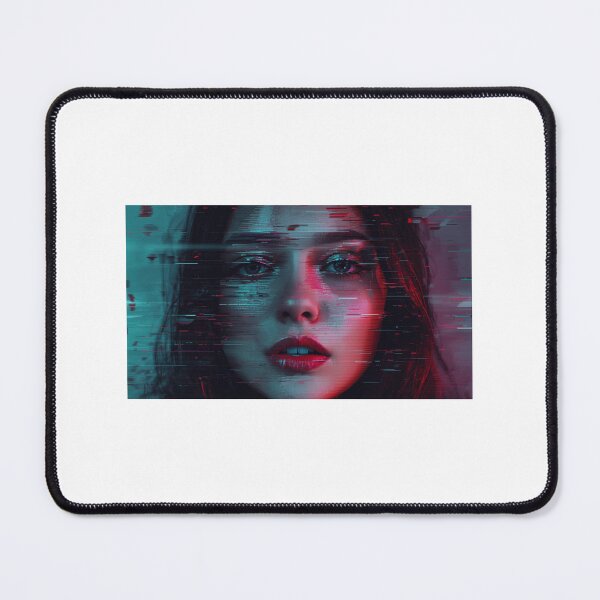 Item preview, Glitched Reality – Distorted Digital Face 2 designed and sold by akashsinha25.