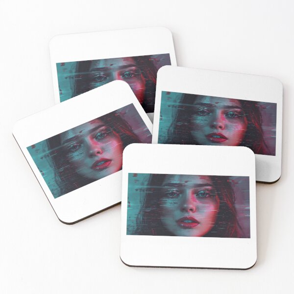 Item preview, Glitched Reality – Distorted Digital Face 2 designed and sold by akashsinha25.