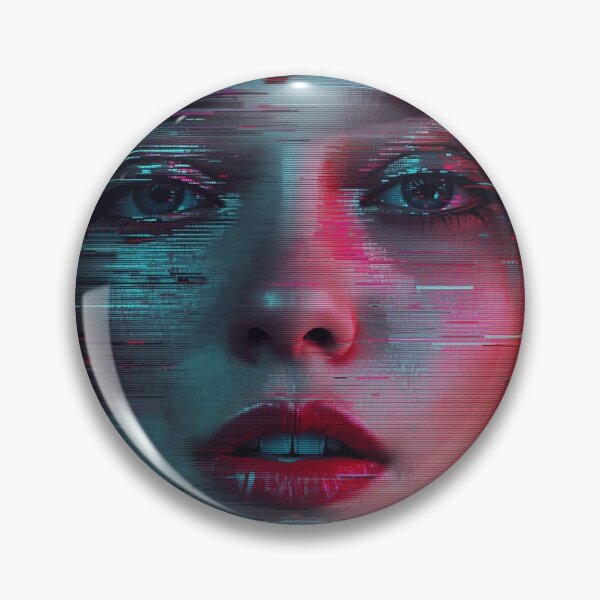 Item preview, Glitched Reality – Distorted Digital Face 2 designed and sold by akashsinha25.