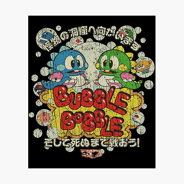 Item preview, Bubble Bobble – Retro Arcade Adventure (1986) designed and sold by eneidareher.