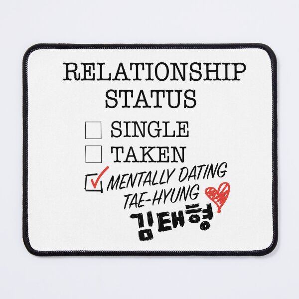 Item preview, Mentally Dating Tae-Hyung designed and sold by Popsical Prints.