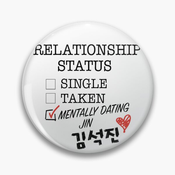 Item preview, Mentally Dating Jin designed and sold by Popsical  Prints.