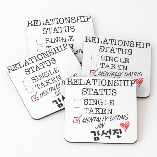 Item preview, Mentally Dating Jin designed and sold by Popsical  Prints.