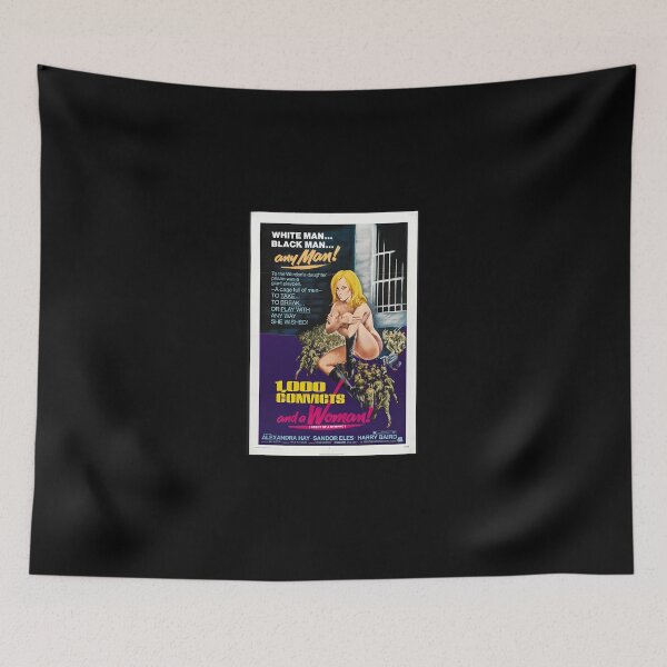 Item preview, 1000 Convicts And A Woman - 1971 - Vintage Movie Poster designed and sold by NadineHaupt.