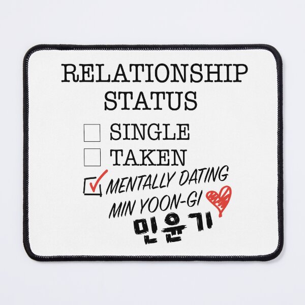 Item preview, Mentally Dating Min Yoon-Gi designed and sold by Popsical  Prints.