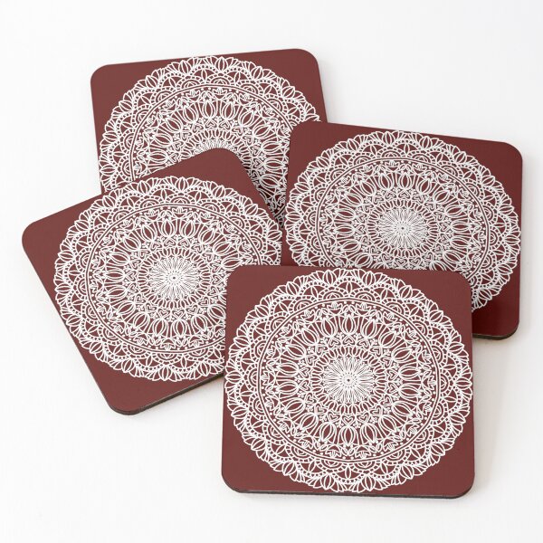 Item preview, Zen Mandala Boho Flower Lotus Spiritual Geometry Healing Peace Illustration designed and sold by DivineMandala.