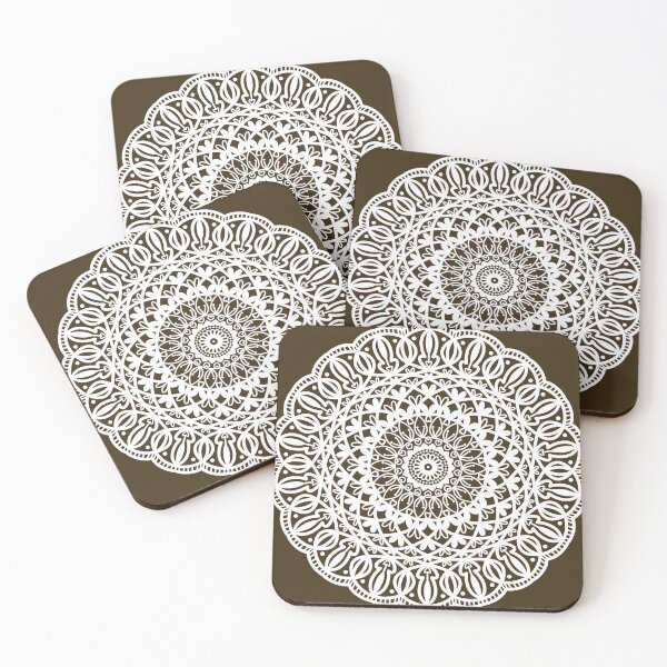 Item preview, Buddha Zen Mandala Art Healing Geometry Sacred Symbol Lily Flower designed and sold by DivineMandala.