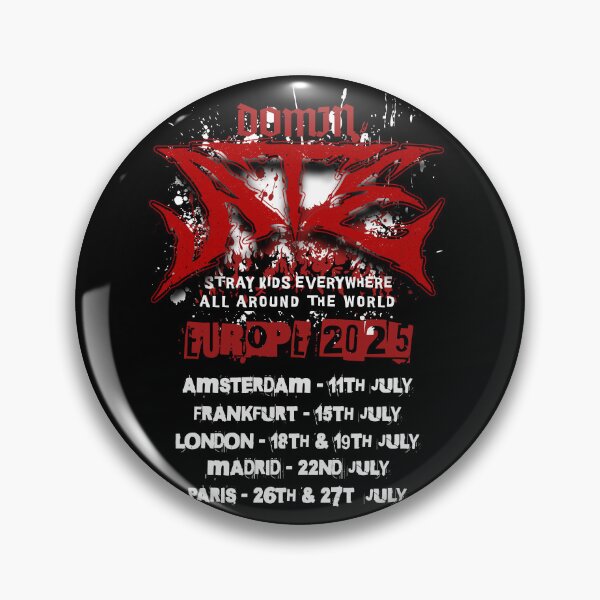 Item preview, Domin-ATE Europe 2025 Tour Shirt - Dark designed and sold by Popsical  Prints.