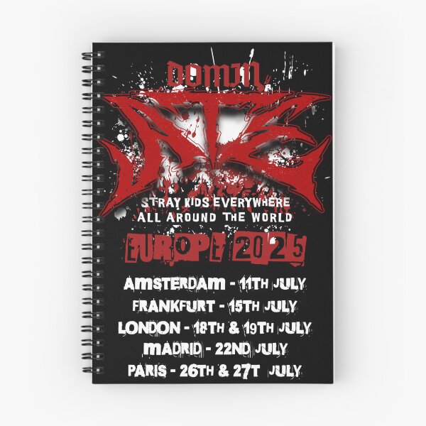 Item preview, Domin-ATE Europe 2025 Tour Shirt - Dark designed and sold by Popsical  Prints.