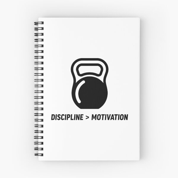 Item preview, Discipline Over Motivation Gym Design designed and sold by ArtByYunus.