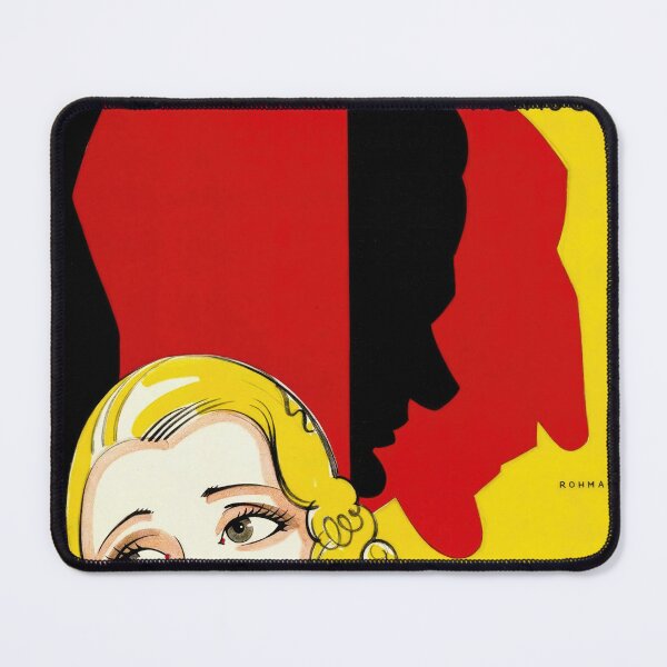 Item preview, Vintage Art Deco Movie Poster | Den Farliga Vägen | Constance Bennett & Robert Montgomery | 1930s Film Decor designed and sold by artofuniverse.