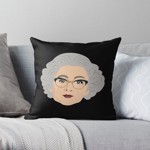 Mrs Merton Throw Pillow