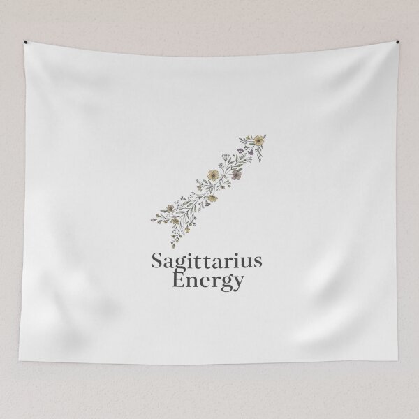Item preview, Sagittarius Energy Celestial Floral Design designed and sold by ArtByYunus.