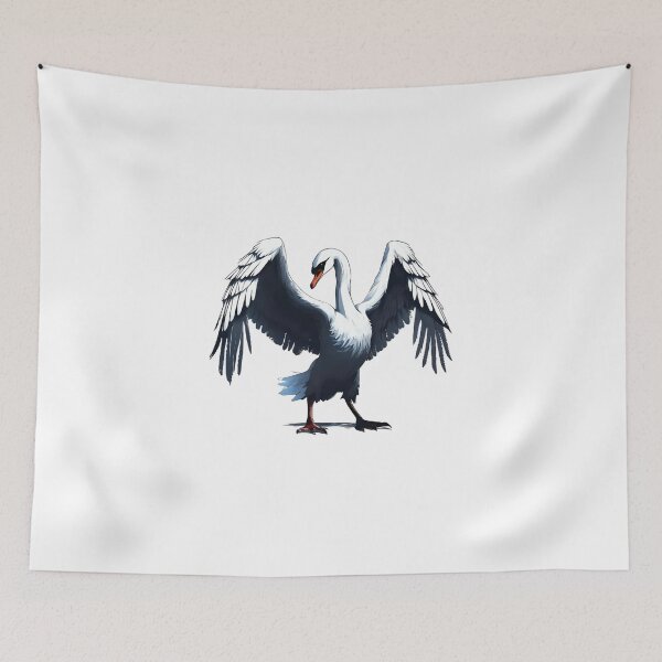 Item preview, Swan Attack designed and sold by Slum-Alley.