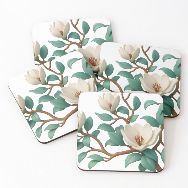 Item preview, Mangnolia 3D designed and sold by Karen Harding Art and Illustration .