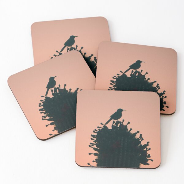 Item preview, Bird on Cactus at Sunrise – Saguaro National Park, Arizona designed and sold by navi-studios.
