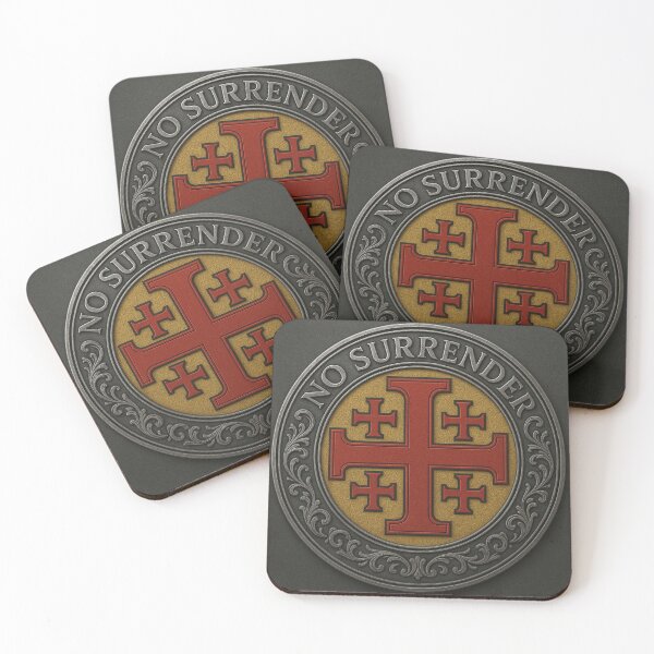 Item preview, Jerusalem Cross No Surrender designed and sold by historyandmore.