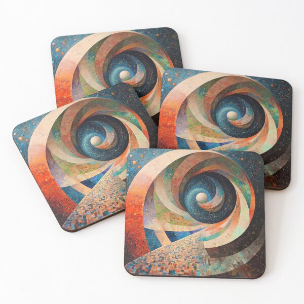 Item preview, Vorticism Vortex - Abstract Cosmic Spiral Art designed and sold by Myra365Art.