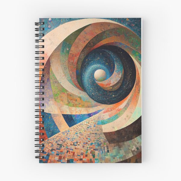 Item preview, Vorticism Vortex - Abstract Cosmic Spiral Art designed and sold by Myra365Art.