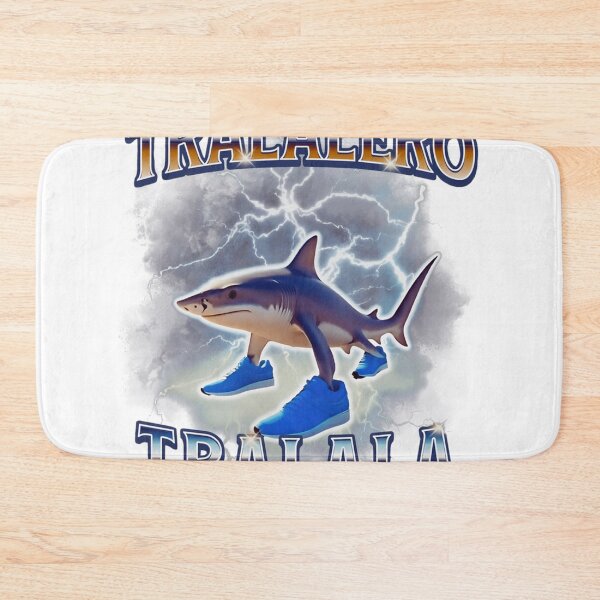 Item preview, Tralalero Tralala Funny Meme Shark Retro Bootleg Memes designed and sold by Nyahtreich.