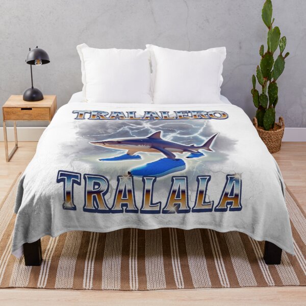 Item preview, Tralalero Tralala Funny Meme Shark Retro Bootleg Memes designed and sold by Nyahtreich.