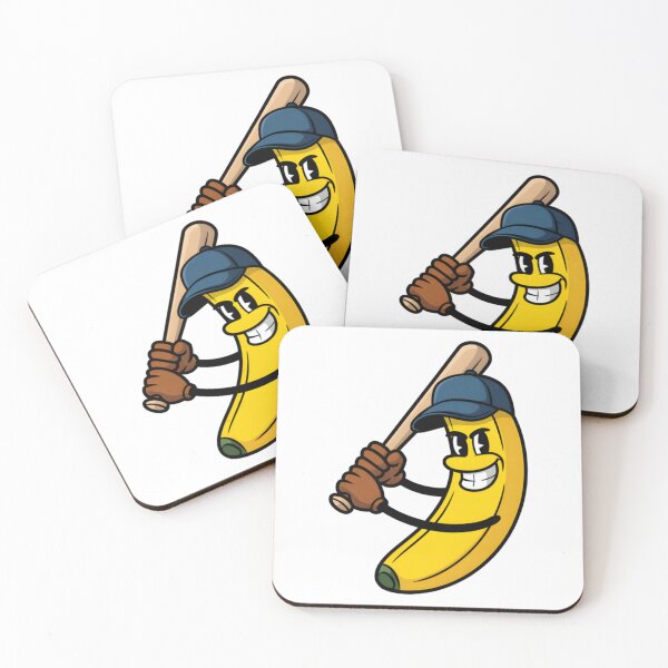 Item preview, Cute Banana  - Funky Banana baseball designed and sold by Almanzalbert.