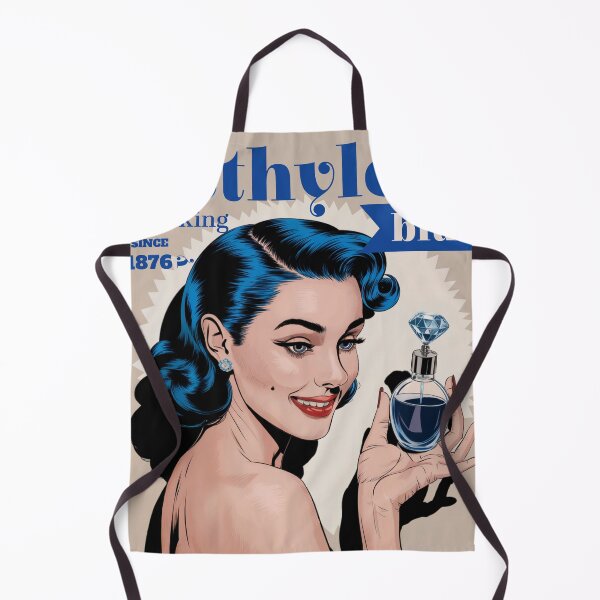 Item preview, Methylene blue biohacking - retro poster look Blue designed and sold by WearTheTexts.