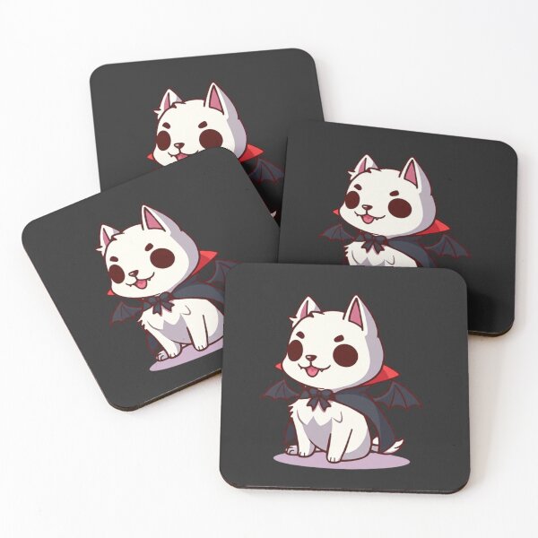 Item preview, Chibi Kawaii Vampire Dog | Cute Funny Halloween Puppy with Bat Wings | Anime Style Design designed and sold by ColorSplash123.