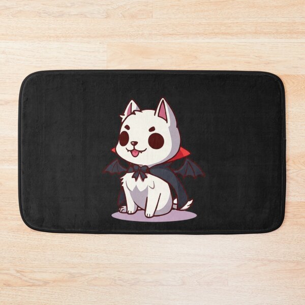 Item preview, Chibi Kawaii Vampire Dog | Cute Funny Halloween Puppy with Bat Wings | Anime Style Design designed and sold by ColorSplash123.