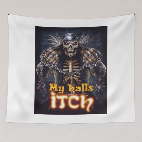 Item preview, Trucker Skull Wrecking Balls Itch designed and sold by Nyahtreich.