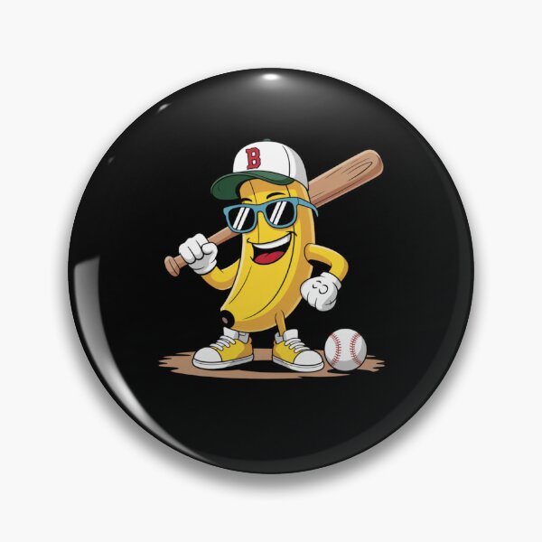 Item preview, Cute Banana Baseball - Funky Banana baseball designed and sold by Almanzalbert.