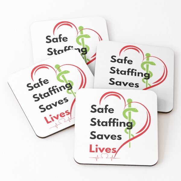 Item preview, Safe Staffing Saves Lives– Healthcare Support, Nurses March & Nurse Strike Design designed and sold by Lunaria Arts.