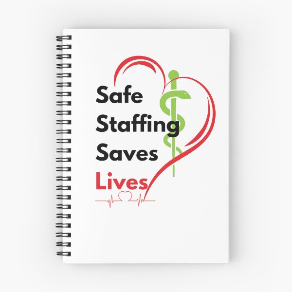 Item preview, Safe Staffing Saves Lives– Healthcare Support, Nurses March & Nurse Strike Design designed and sold by Lunaria Arts.