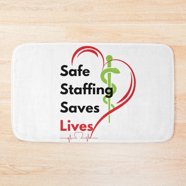 Item preview, Safe Staffing Saves Lives– Healthcare Support, Nurses March & Nurse Strike Design designed and sold by Lunaria Arts.