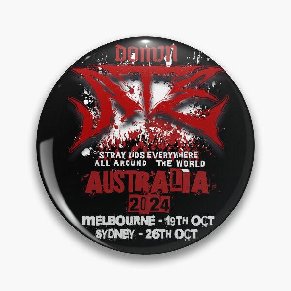 Item preview, Domin-ATE Tour Australia 2024 dark designed and sold by Popsical  Prints.