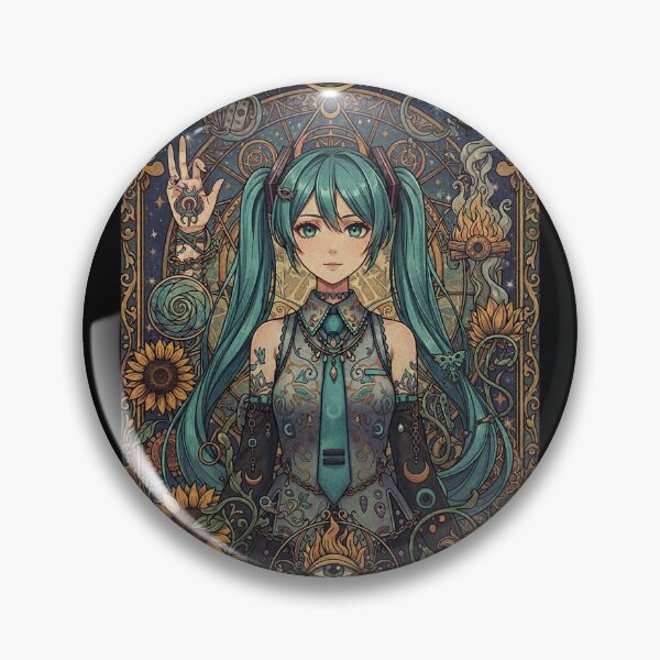 Item preview, Hatsune Miku Tarot Card Style designed and sold by MadShroomPrints.