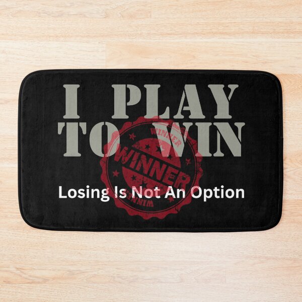 Item preview, I Play To Win Losing Is Not An Option T-Shirt Gamer Tee designed and sold by Just You Tee | Say It Loud, Wear It Proud.