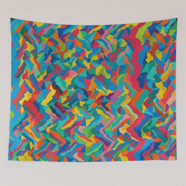 Item preview, Zigzag color chaos designed and sold by Sigtrix.