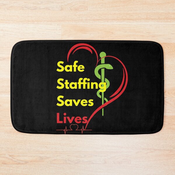 Item preview, Safe Staffing Saves Lives– Healthcare Support, Nurses March & Nurse Strike Design designed and sold by Lunaria Arts.