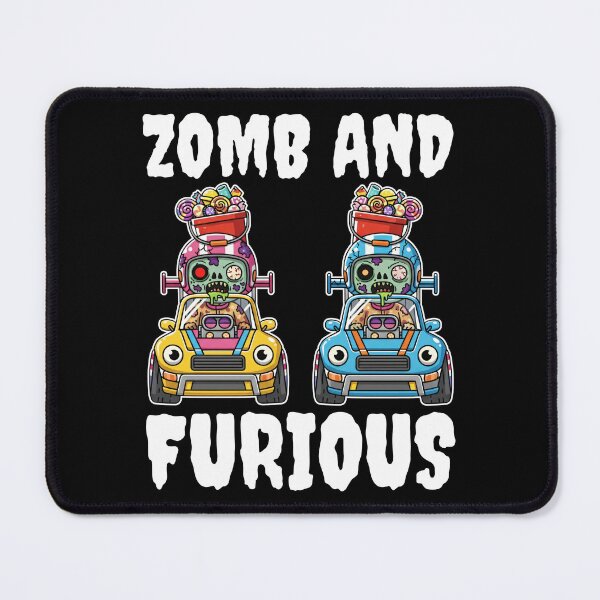Item preview, ZOMB AND FURIOUS - ZOMBIE HALLOWEEN designed and sold by KEF Custom.
