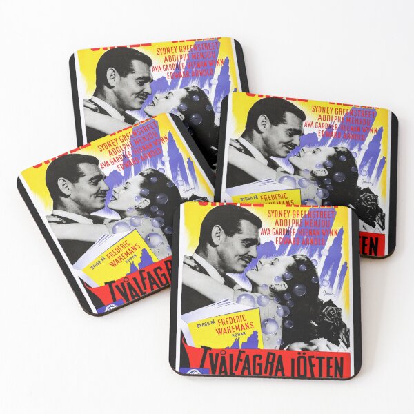 Item preview, Vintage Movie Poster | The Hucksters 1947 | Black & White Romance | Swedish Edition | Mid-Century Art Film Decor designed and sold by artofuniverse.