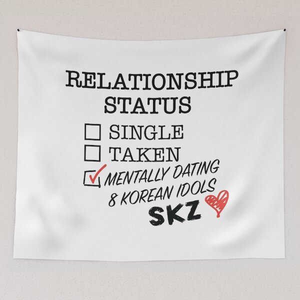 Item preview, Mentally Dating 8 Korean Idols SKZ designed and sold by Popsical Prints.