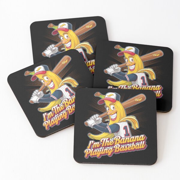 Item preview, I'm the banana playing baseball - Banana baseball - Banana baseball lover 2 designed and sold by Almanzalbert.