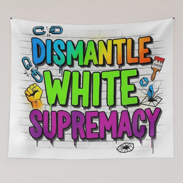 Item preview, Dismantle White Supremacy designed and sold by Owcomm.