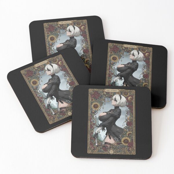 Item preview, 2B Tarot Card Style designed and sold by MadShroomPrints.