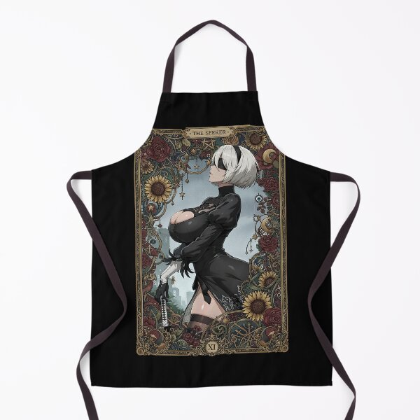 Item preview, 2B Tarot Card Style designed and sold by MadShroomPrints.