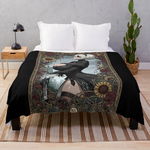 Item preview, 2B Tarot Card Style designed and sold by MadShroomPrints.