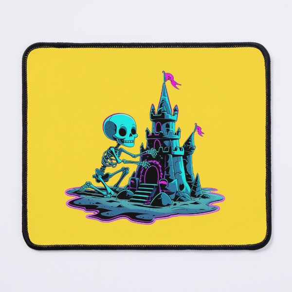 Item preview, Neon Skeleton Sandcastle Builder designed and sold by Design Delinquent.