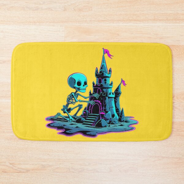 Item preview, Neon Skeleton Sandcastle Builder designed and sold by Design Delinquent.