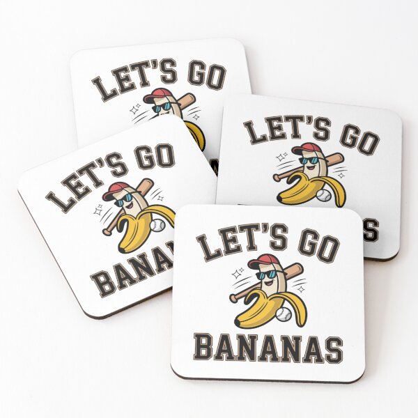 Item preview, Let’s Go Bananas Cartoon Banana Slugger designed and sold by Almanzalbert.